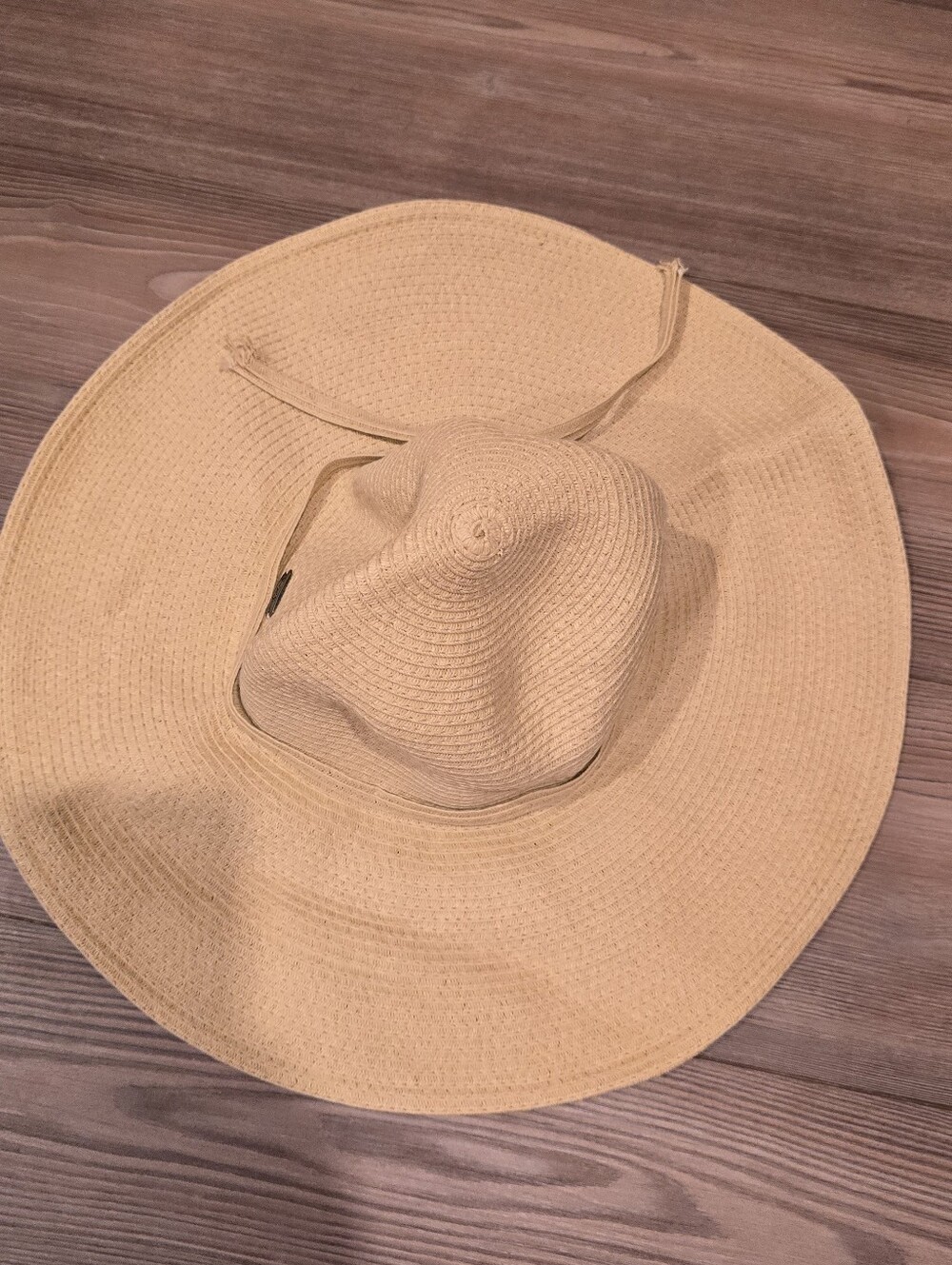 Wonens Wide Brim Sun Hat in Beige